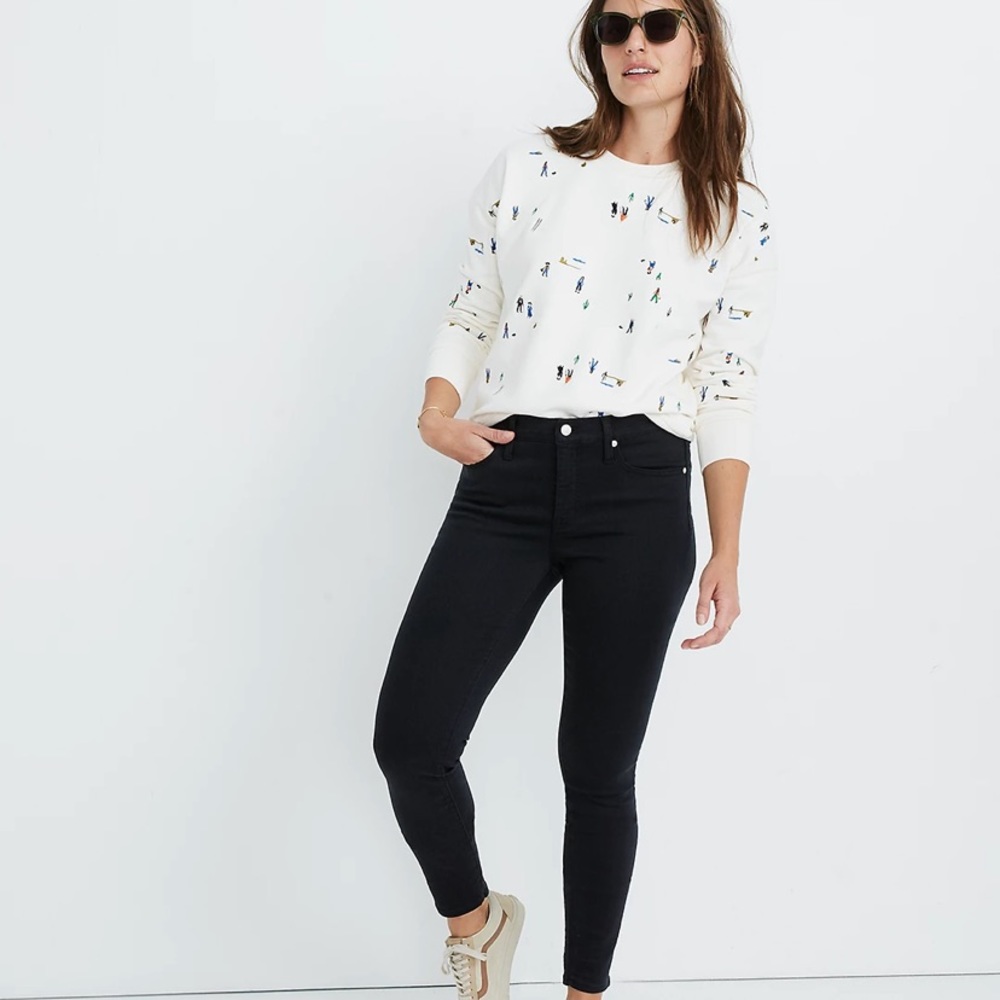 Madewell Black skinny jeans TENCEL size 27
